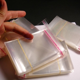 Saco Plástico Adesivado